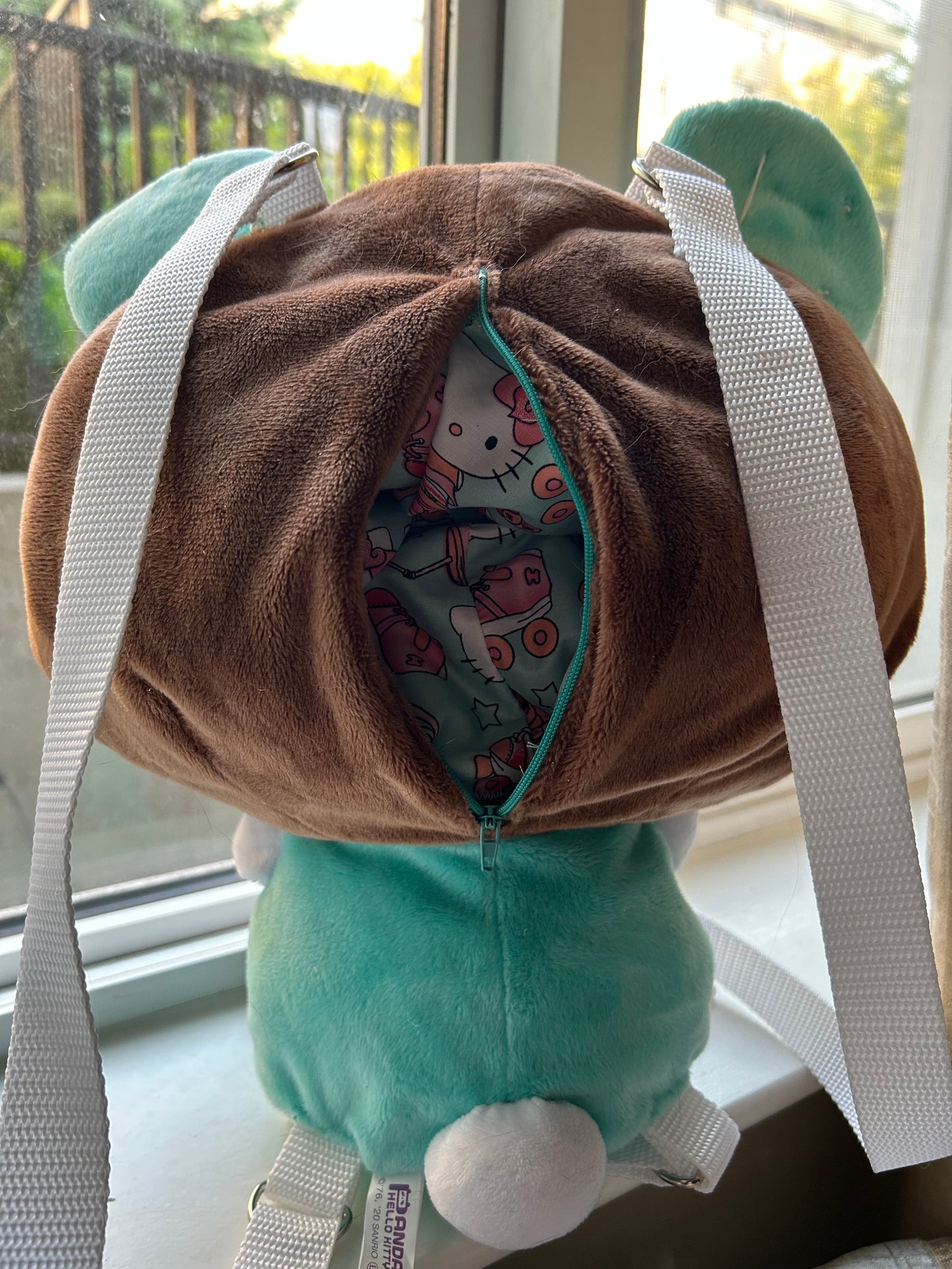 kitty backpack (mint)